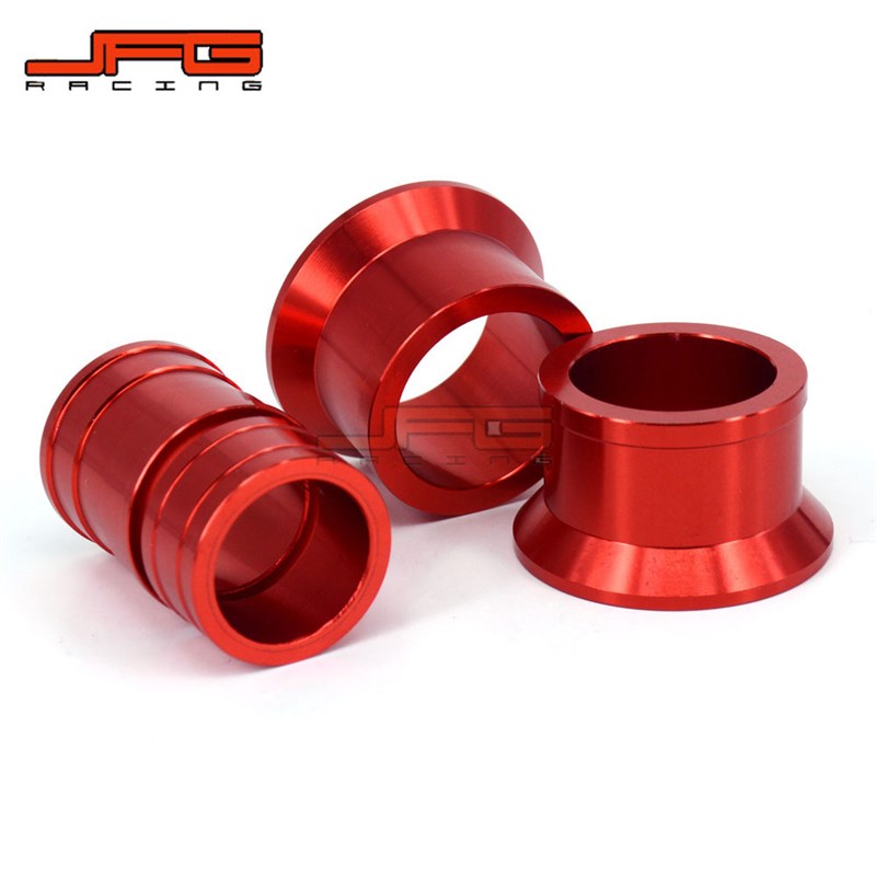 摩托车CR CRF125R 250R 250X 450R 450X轮毂前后CNC轴套隔套