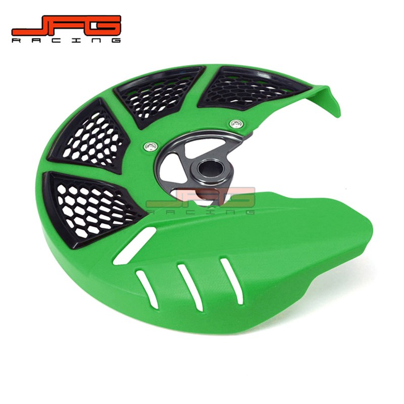 适用于KX125/250 KXF250/450 KLX450R越野摩托车双色前碟刹保护罩