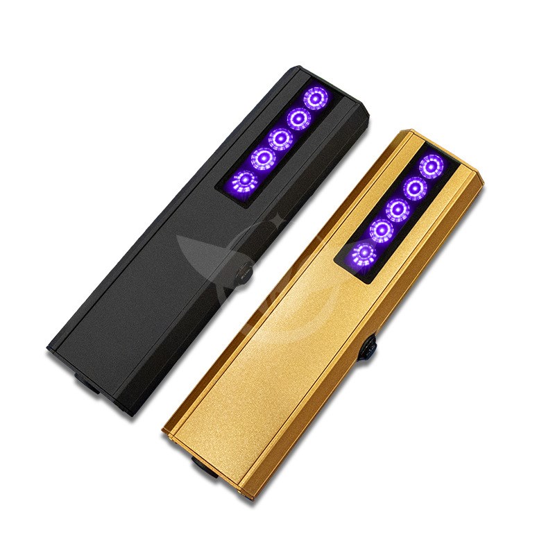 新款手持无线uv 5灯验码器检测防伪筹码验码紫光灯验钞灯筹码币