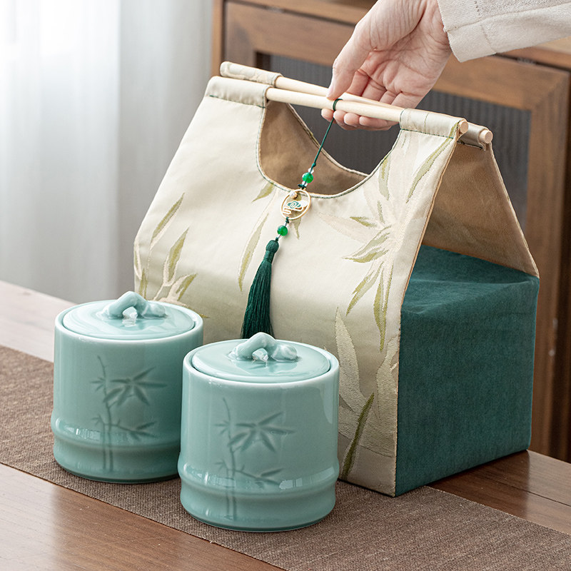 高档茶叶包装礼盒空盒通用布包礼品盒通用半斤红茶白茶绿茶礼品盒