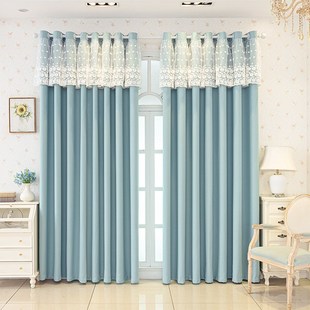 加厚窗帘遮光布卧室少女宿舍飘窗定制客厅Y轻奢现代简约 2024新款