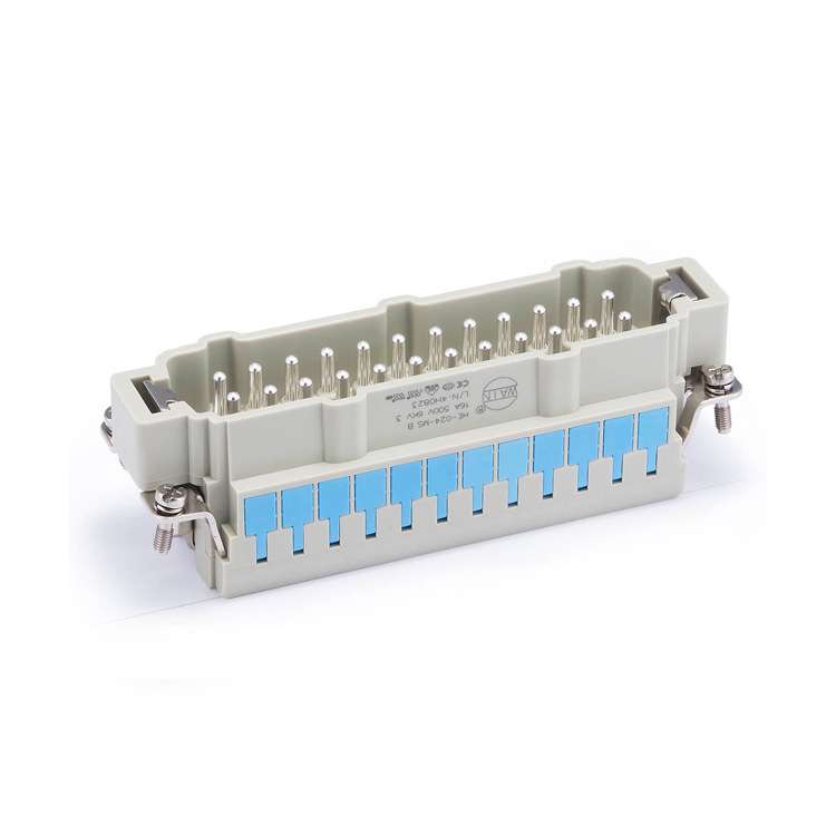 唯恩WAIN HE-024-MS(25-48)重载连接器 24芯16A 500V矩形连接器