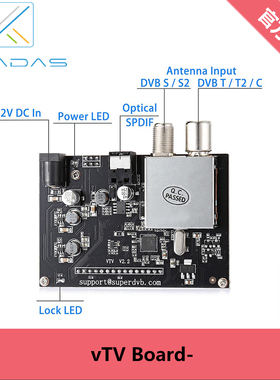 Khadas VIM2 vTV扩展板