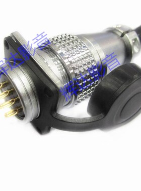 P24mm航空插头插座6芯10芯12芯19芯插头座P24-10KJ母插头公插座