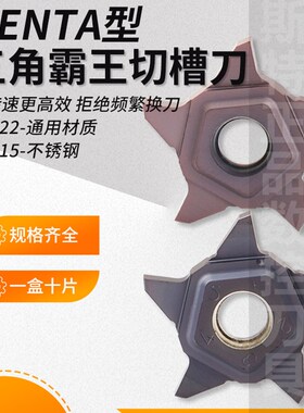 五角霸王刀片切槽切断刀片PENTA24N100/200/250/300 P6522/P6215