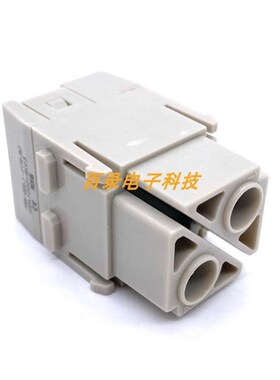 WEVEL威乐重载连接器H2MK-002.1-F 2芯100A带母针模块 哈丁组合