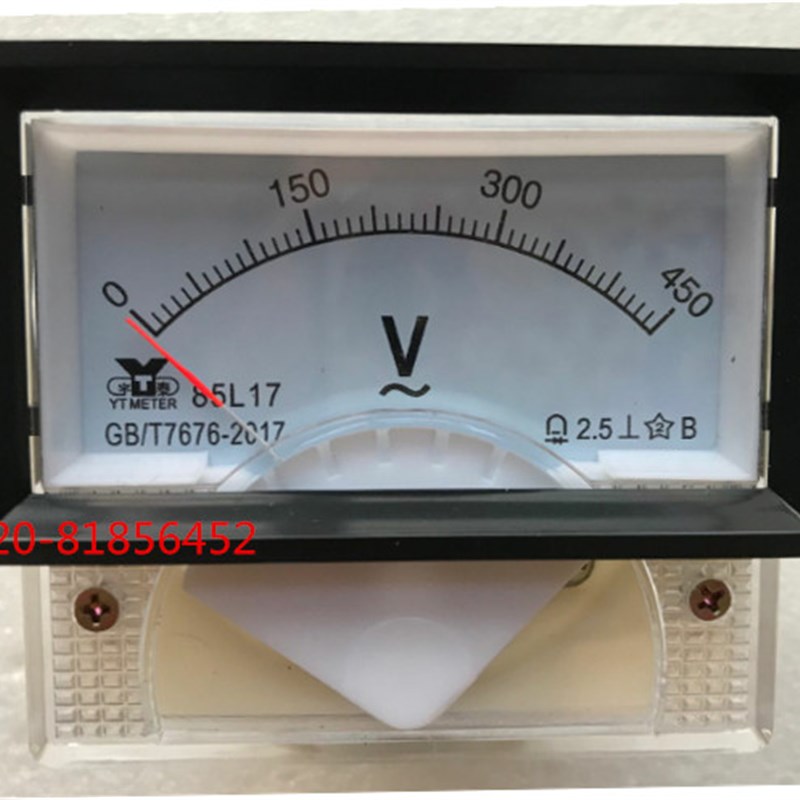 交流电压表85L17-450V 380V 85L17-500V 85L17-600V GB/T7676