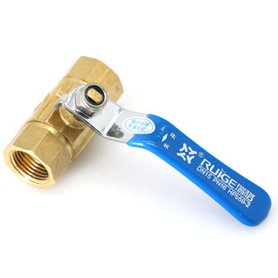 瑞格阀门 方形铜球阀正品铜芯铜杆铜球阀螺纹自来水阀黄铜阀门