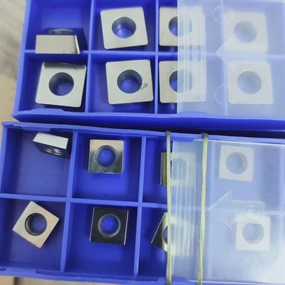 加硬复合倒角机刀片SPGW090304 120408四方陶瓷刀粒钢件光洁度好