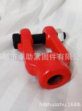 美式弓形扣U型卸扣D卸扣弓形调换重型型61454卡卸环锚杆卸扣M22矿