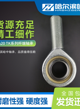 外螺纹鱼眼杆端关节轴承接头SA5 6 8 10 12 14 16 18 20 22 25 TK