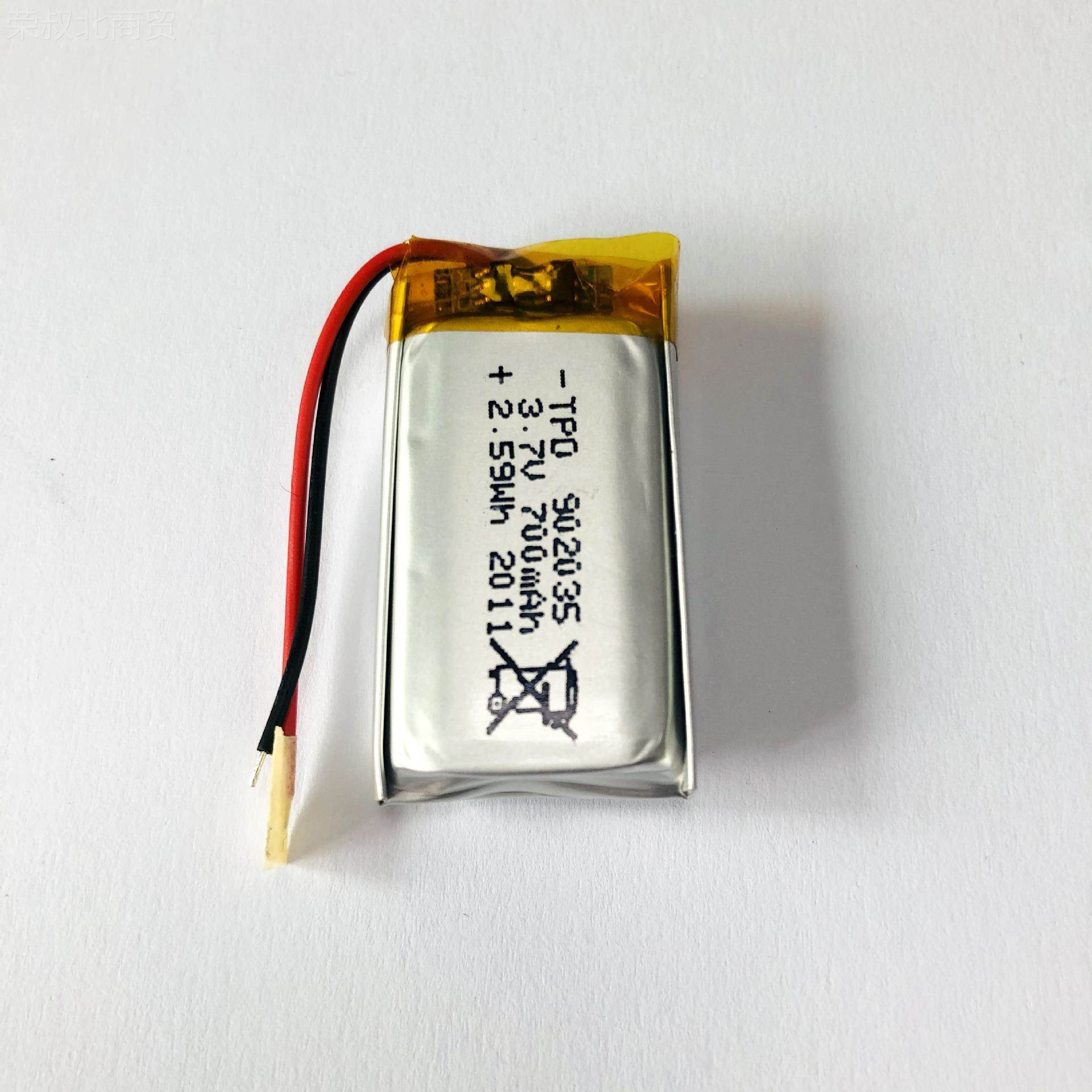 9020SSB35聚合物电锂池3.7V0定位器报警蓝牙音箱对讲机7器0mah锂