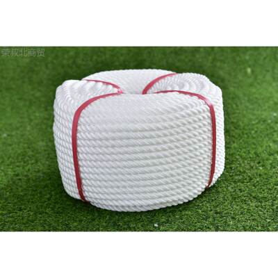 丙纶绳捆扎绳3-DPS30毫米三白色尼龙绳耐股磨捆绑绳晾船绳衣舶编