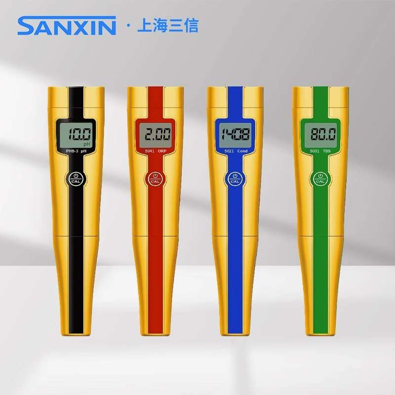 上海三信SX610笔式pH计酸度计PH测试笔SX650电导率仪PHB-3盐度计