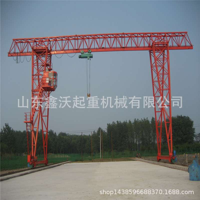 Widely used double beam carrier girder field gantry crane