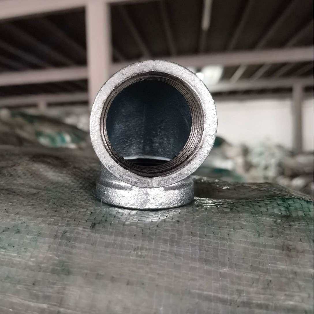 建支企标玛钢弯头内牙内螺纹丝扣90度水管接头管件镀锌管件