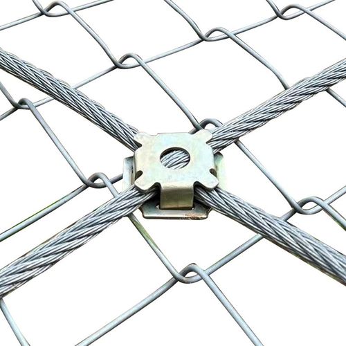 公路主动山地边坡防护网铁路柔性被动拦截防落防护钢丝绳护坡网