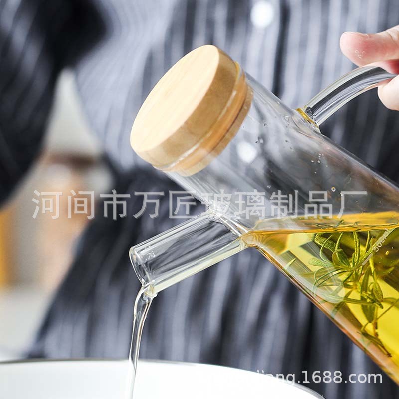 日式耐热玻璃油壶防漏油瓶装油瓶酱油瓶醋瓶醋壶油罐套装厨房家用