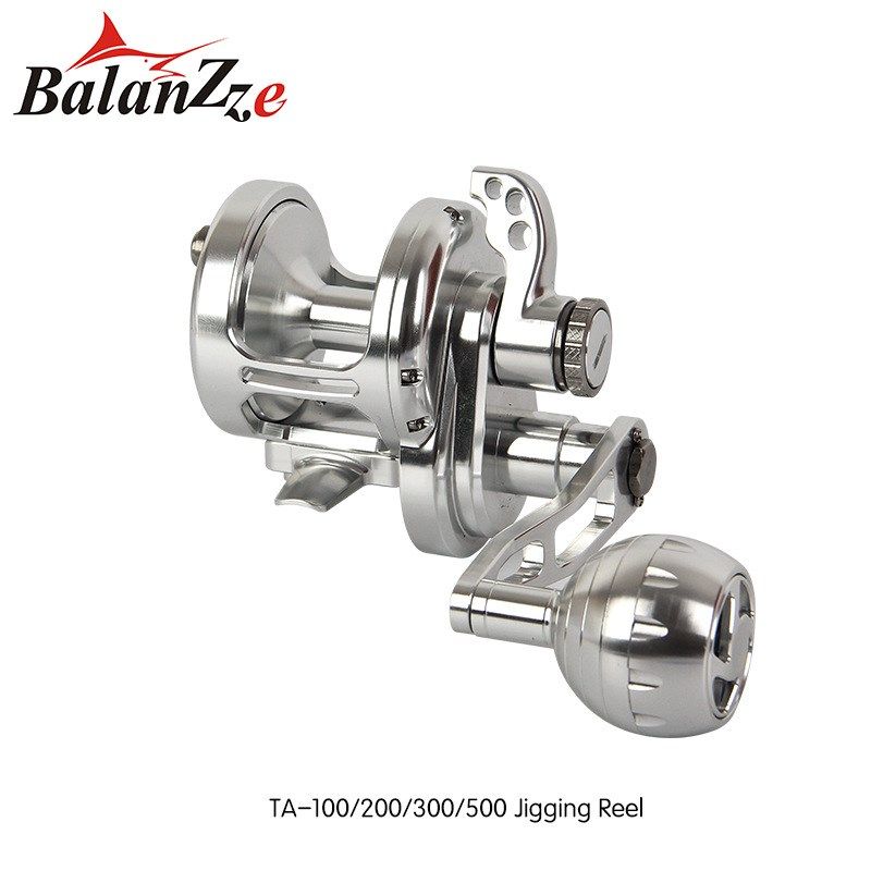 跨境货源2024全金属鱼轮慢摇铁板轮拖钓鼓轮抛投海钓渔轮专钓大物