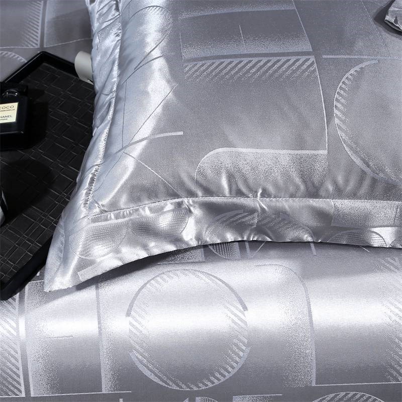 厂家欧式轻奢贡缎提花四件套礼品床上用品单双人床单被套包邮