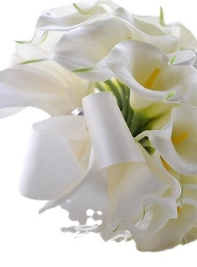 永恒天使 D386 马蹄莲圆款 新娘手捧花 生日派对用品礼品 实价