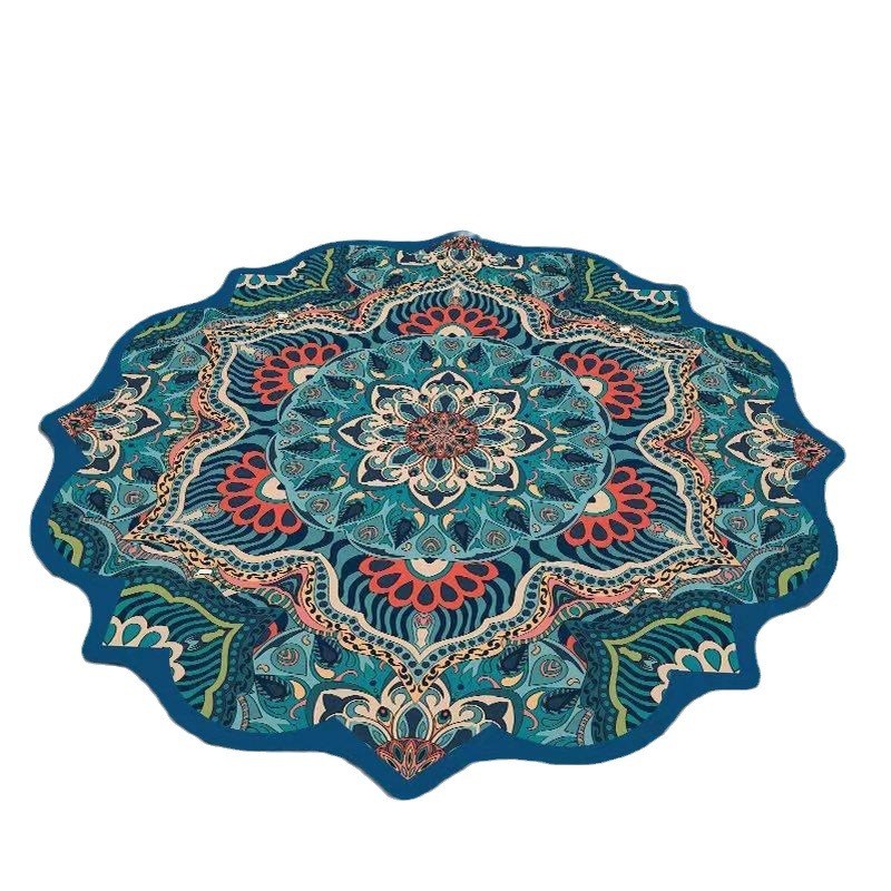 波西米亚风硅藻泥茶桌垫家用厨房沥水垫吸水易干餐垫防滑隔热垫