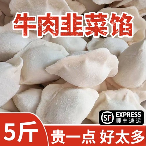 手工饺子速冻荠菜肉水饺北方面食品大葱猪肉扁食早餐蒸饺馄饨煎饺