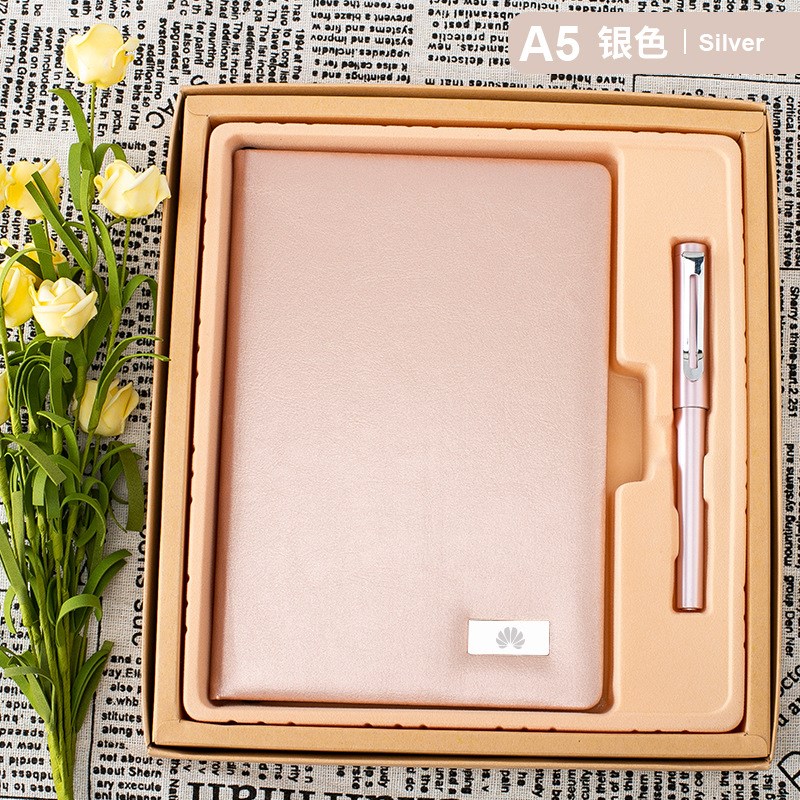 商务办公礼品套装A5笔记本商务日记本记事本套装年会礼品定制logo