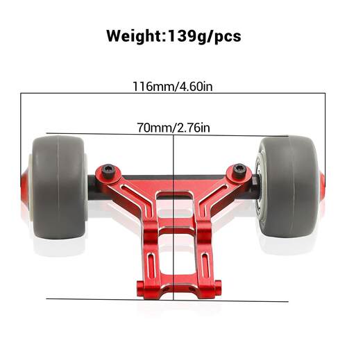 Arrma 1/8 Kraton Outcast Typhon AR320366铝合金抬头轮W279