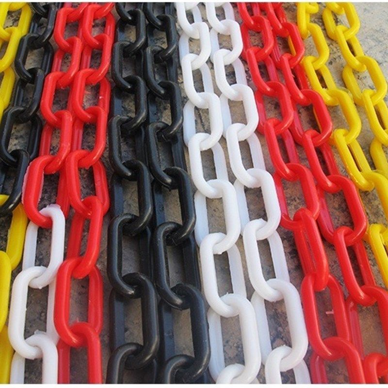 全新塑料链条警示防护链条路锥链条酒店隔离墩链条禁止停车牌铁链
