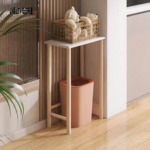 垃圾桶上方置物架厨房放桶装水落地高脚架扫地机器人多层收纳架子