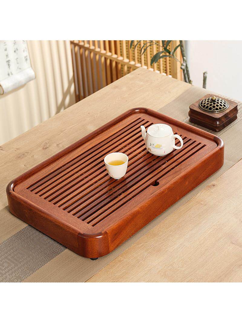 小号茶盘家用客厅实木排储两用干泡茶台功夫茶具花梨木托盘