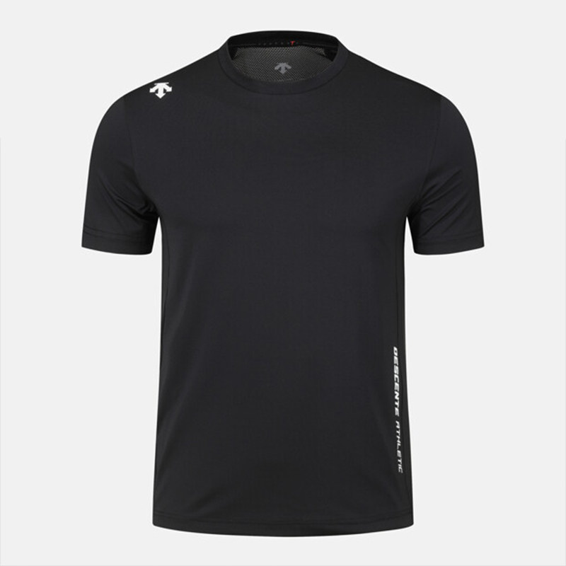 DESCENTE/迪桑特 Logo标志圆领短袖宽松T恤 男女同款 SR123TTS21,运动服/休闲服装,运动T恤,淘宝优惠券,粉丝福利购,淘宝优惠卷