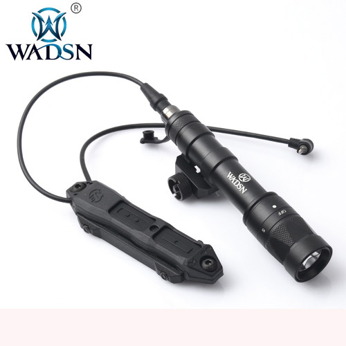 WADSN沃德森M600V/M600W手电筒强光照明LED灯SF双控鼠尾线控套装