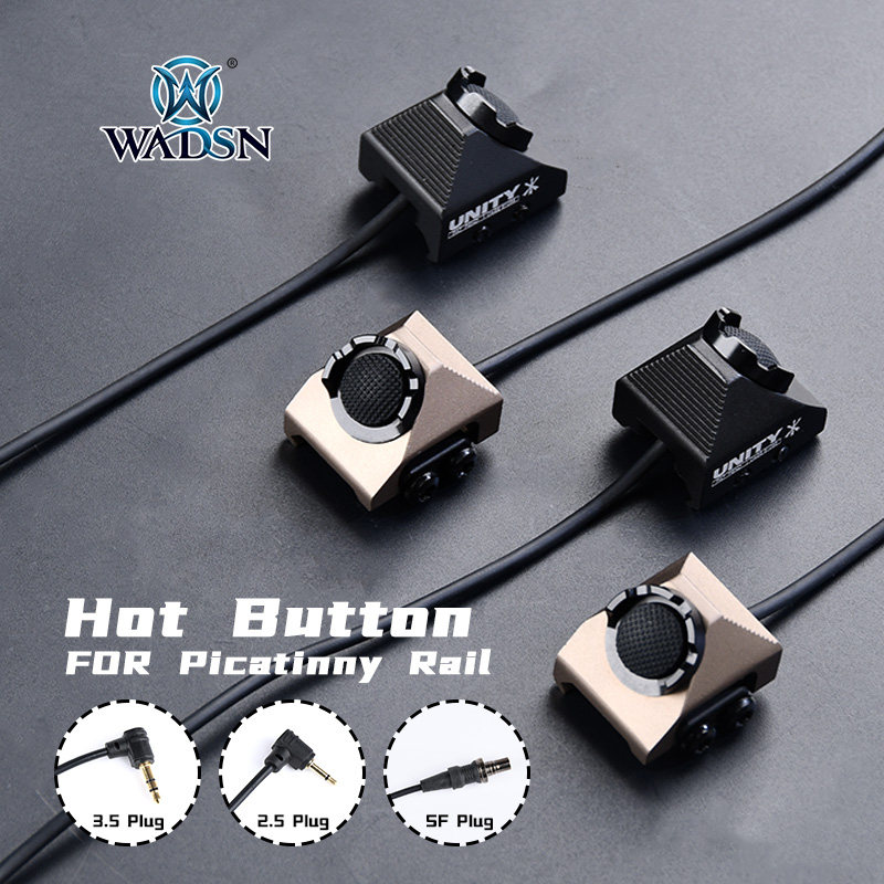 WADSN沃德森战术手电Hot Button鼠尾线控开关DBAL镭射导轨版20MM