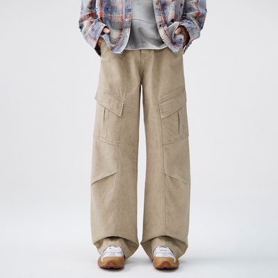 追素TS工装直筒宽松百搭休闲裤潮