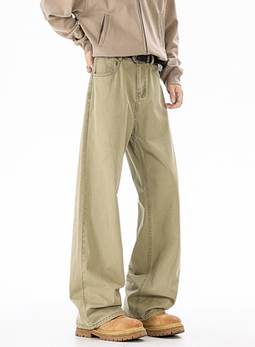 追素TS秋季2025新款男生美式直筒宽松休闲裤男士纯棉百搭运动长裤