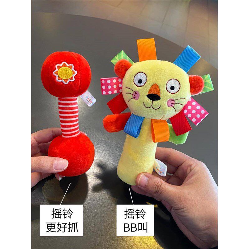 婴儿视力训练红球0-3个月新生的儿宝宝视觉追视红色软布球玩具1岁