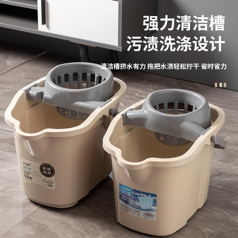 加大号拖把桶家用带轮加厚塑料拖布桶大容量地拖桶加深脱水价