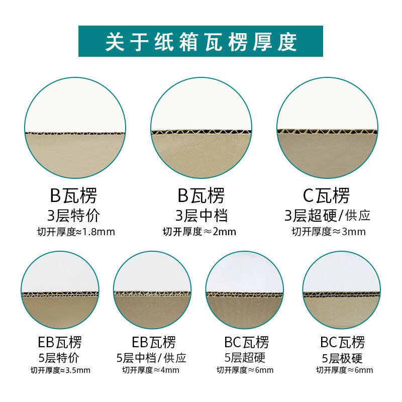 现货纸箱100/扎捆装纸板层5层特硬瓦楞快递纸箱物流打包12号纸箱