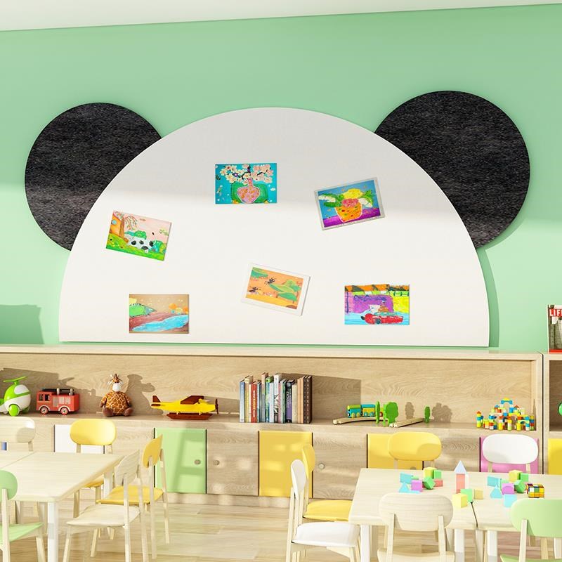 幼儿园培训机构环创主题材料布置装饰班级文化建设教室墙贴毛毡板