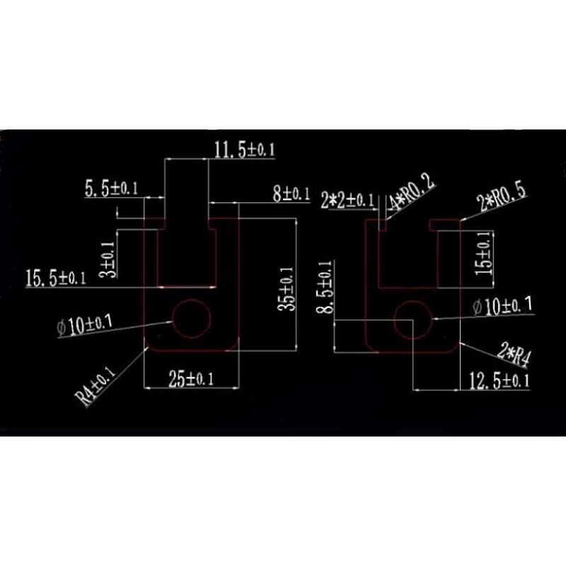 现货10 孔型材*有铝 棒材 材35铝管* 25异型材铝型材u