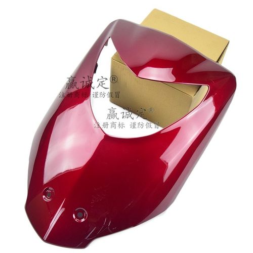 适用豪爵踏板车福星S喜之星HJ100T-7/7C/7DM面板大板前斜板前护板