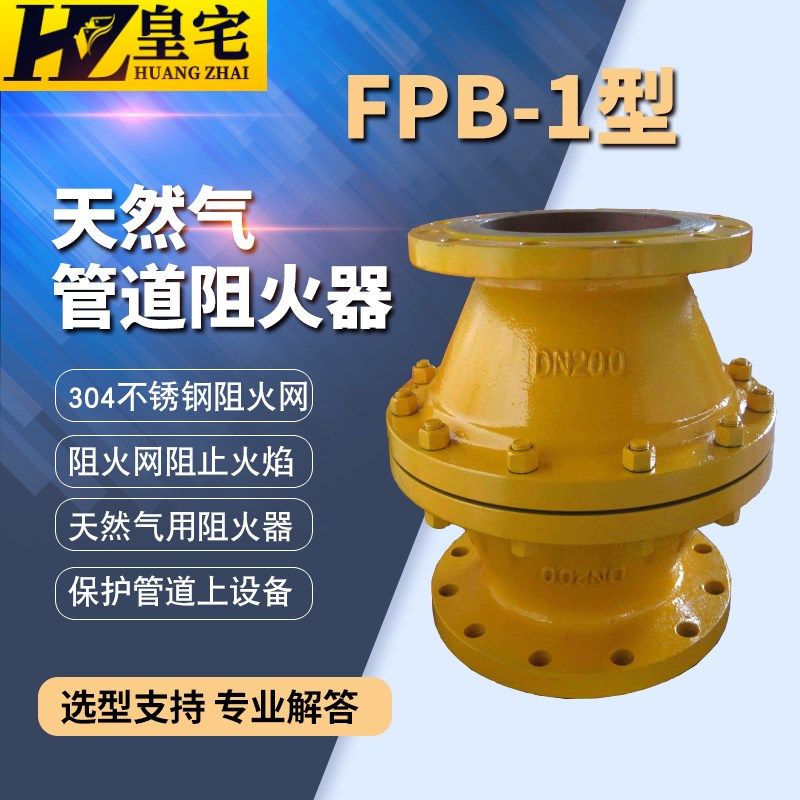 不锈钢/铸钢天然气阻火器 FPB型 液化石油气阻燃器DN15 20 65 150
