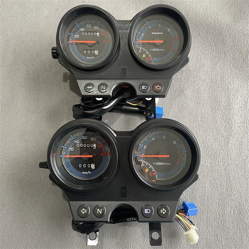 适用豪爵翼爽圆灯款DM125/HJ125-150-23仪表咪表里程表油表转速表