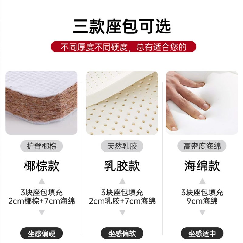 实木沙发床可折叠推拉坐卧两用多功能新中式小户型客厅阳台沙发床