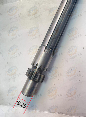 北京 南通X52K X5032 X53K B1-400K立式铣床变速箱13齿齿轮轴4185