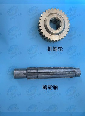 天水星火CWA6185 CWA61100 CWA61125车床溜板箱铜蜗轮 蜗轮轴