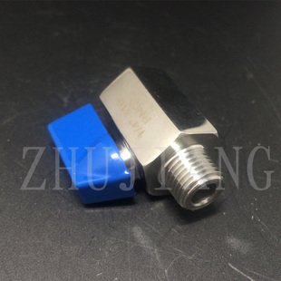 铸江304不锈钢内外丝卡套迷你高压小球阀