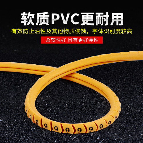 数字线号管电线网线号码管记号管套线管标识管数字0-9字母A-Z